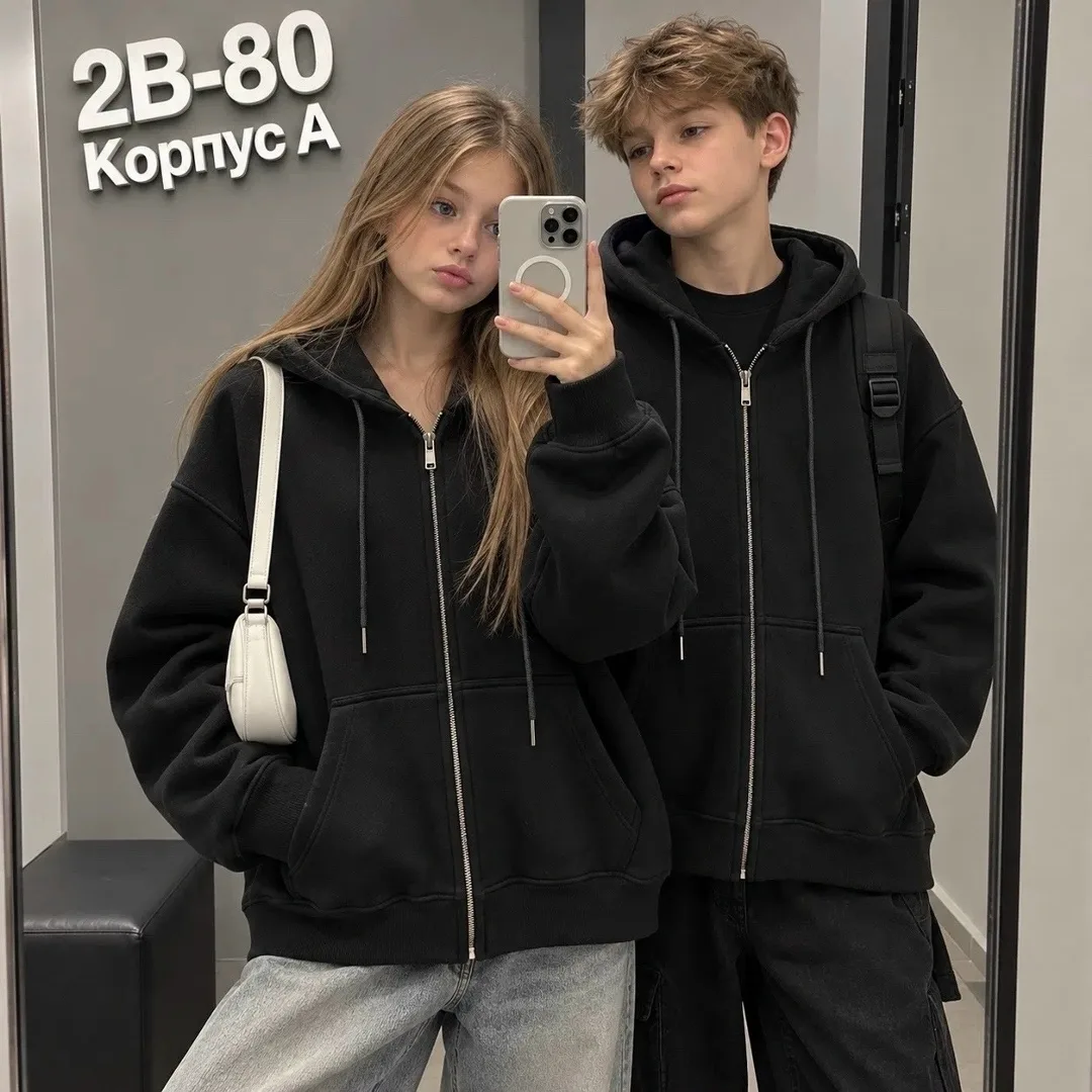 Толстовки с начёсом, подходящие по росту от 146 до 170 — фото 4