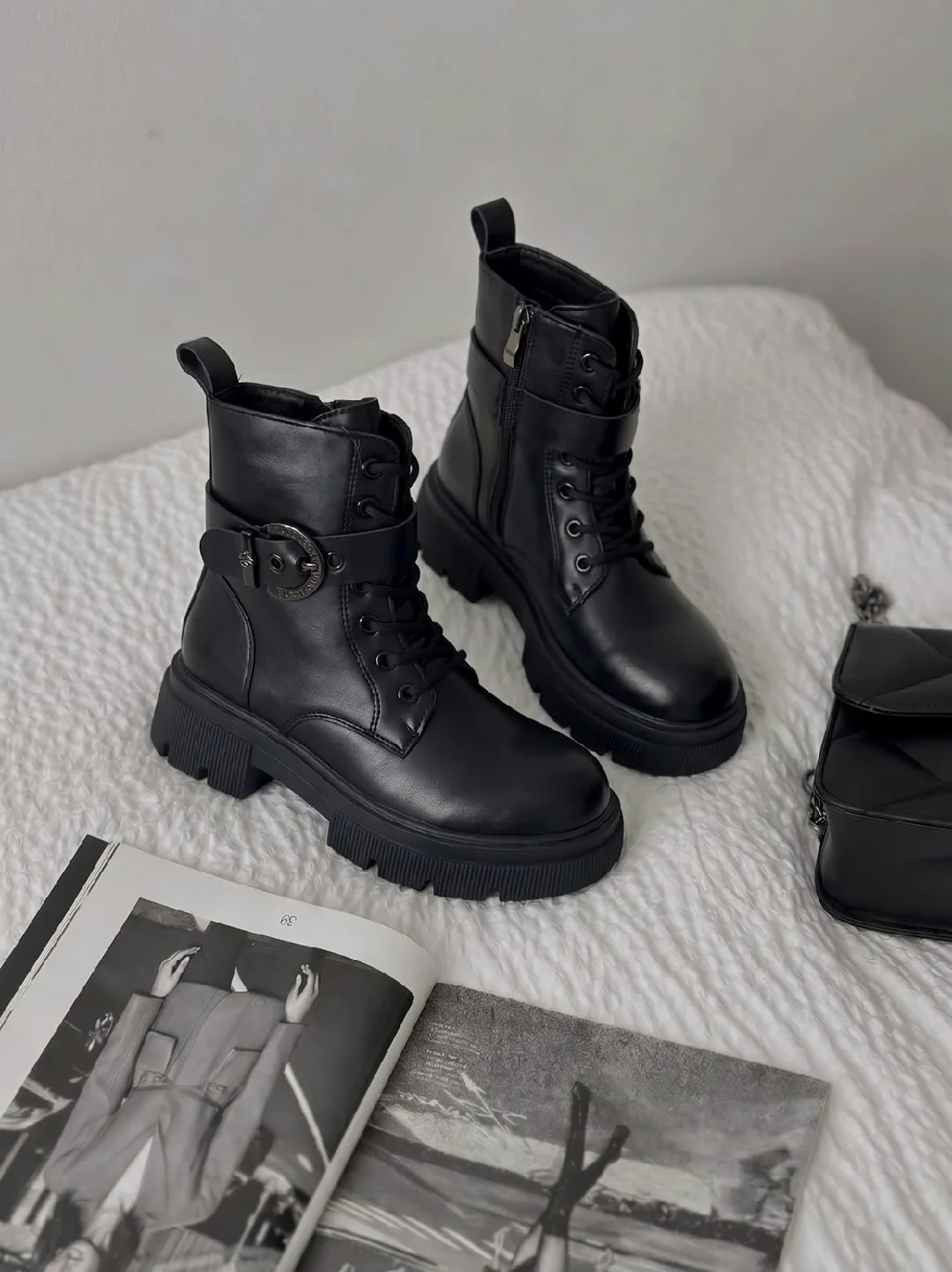 Ботинки из эко-кожи — фото 5