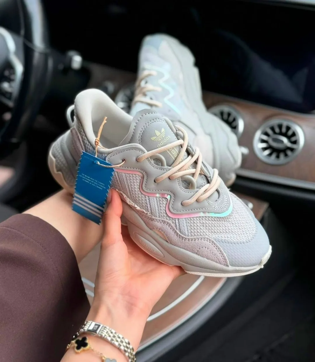 Кроссовки женские Кроссы AdiDas, сетка — фото 3