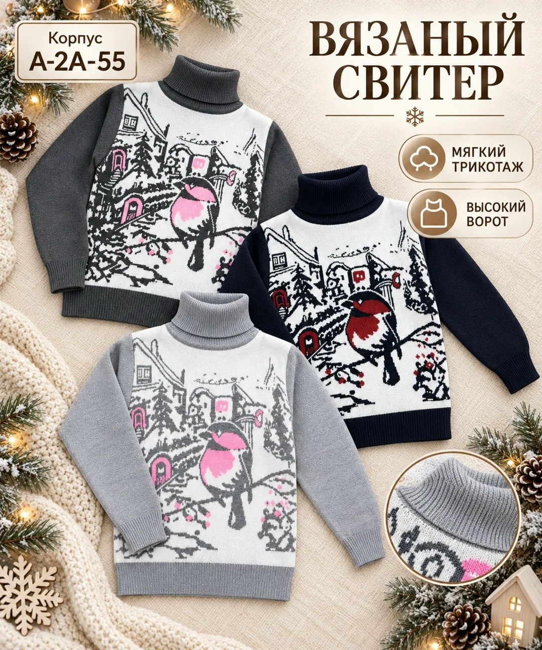 Свитер из шерсти — фото 1