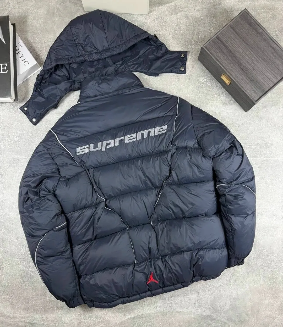 Куртка зимняя от Supreme Jordan — фото 8
