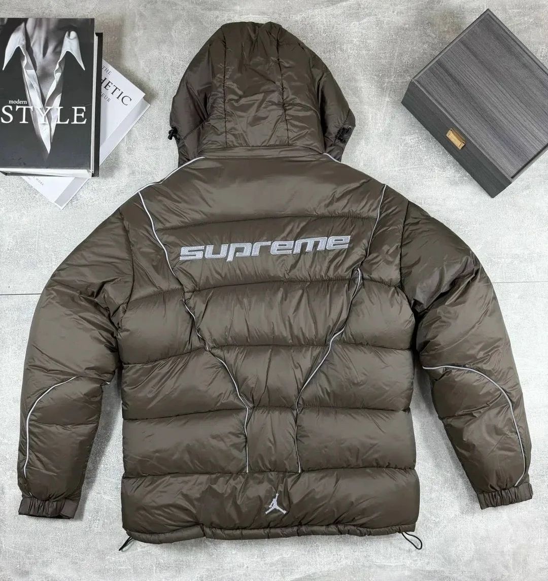 Куртка зимняя от Supreme Jordan — фото 9
