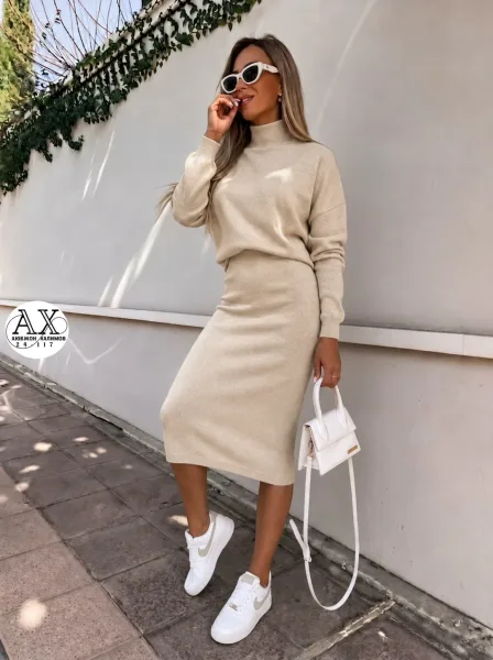 Костюм двойка в одном цвете — фото 1