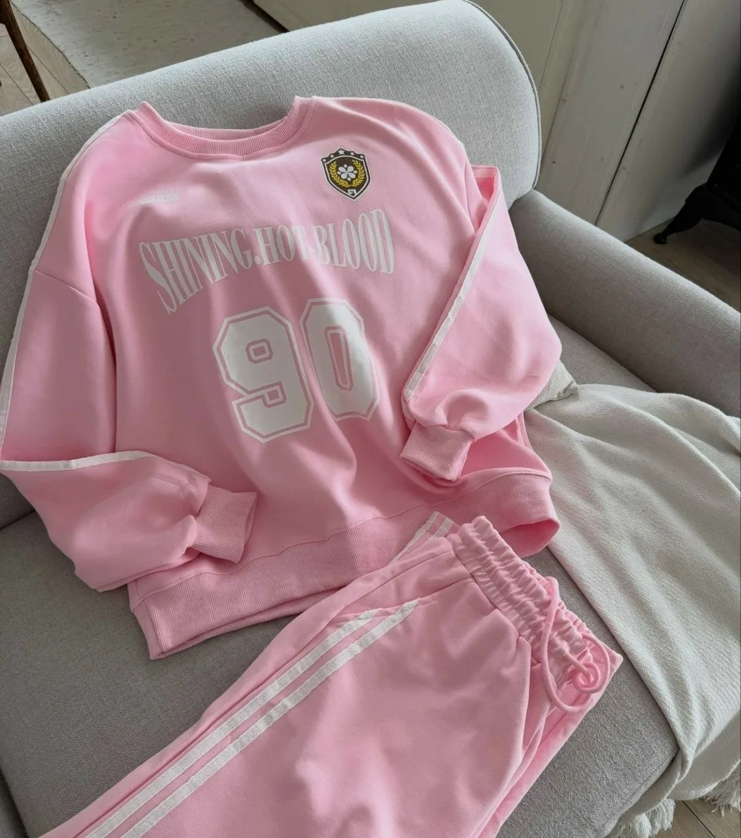Костюм-двойка Oversize Sport Красный — фото 2