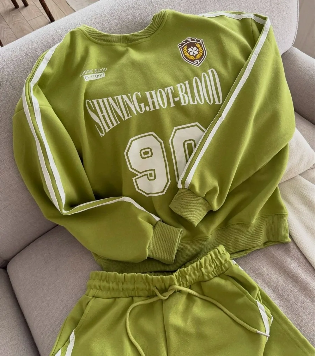 Костюм-двойка Oversize Sport Красный — фото 6