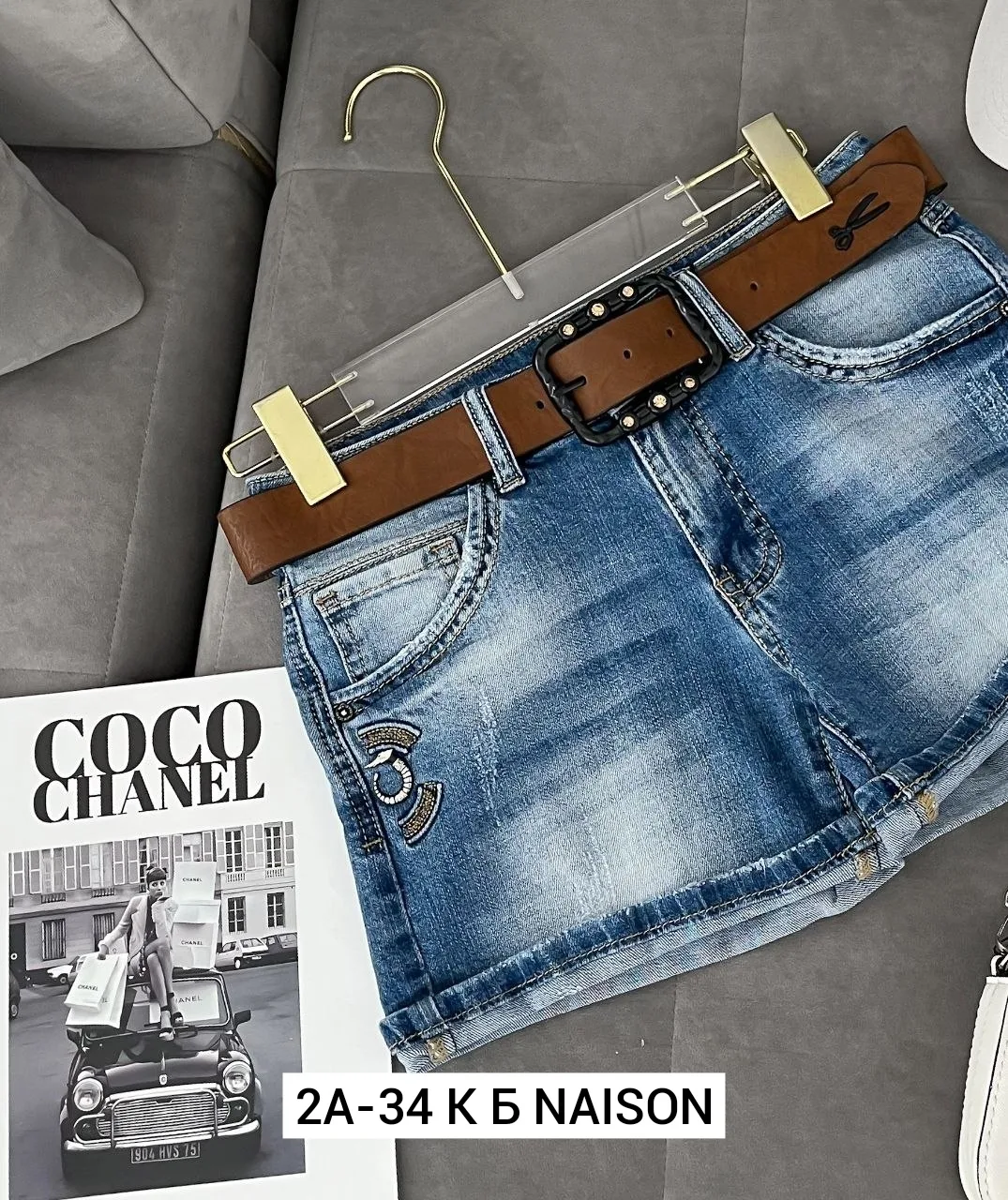 Шорты, джинсовые — фото 8