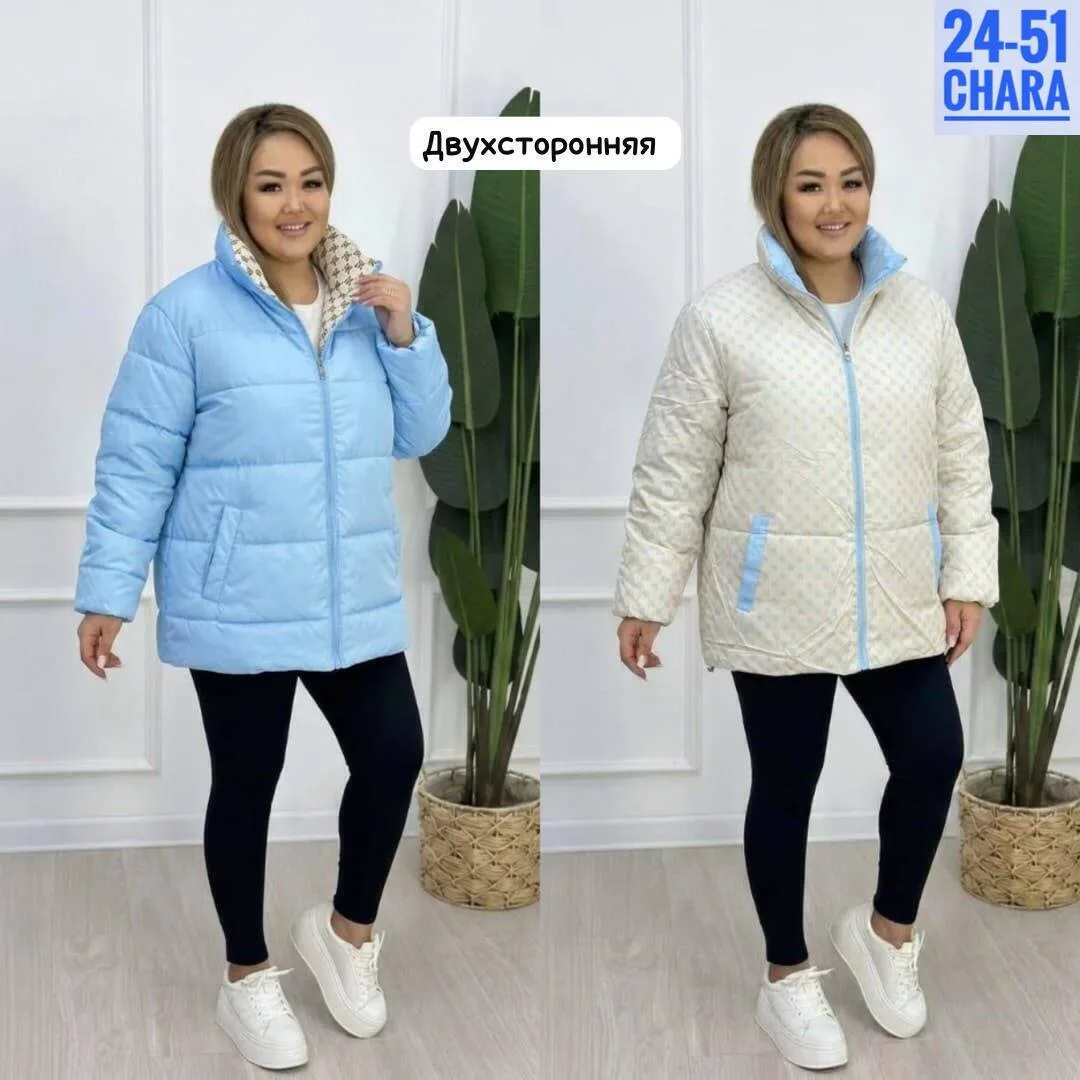 Стильную и практичную женскую Двухсторонняя куртка — фото 4