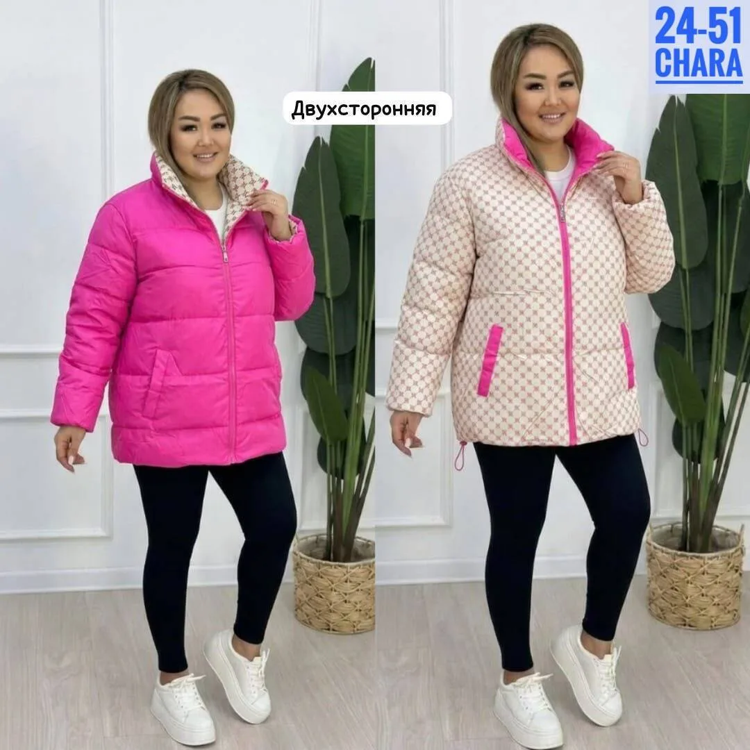 Стильную и практичную женскую Двухсторонняя куртка — фото 5
