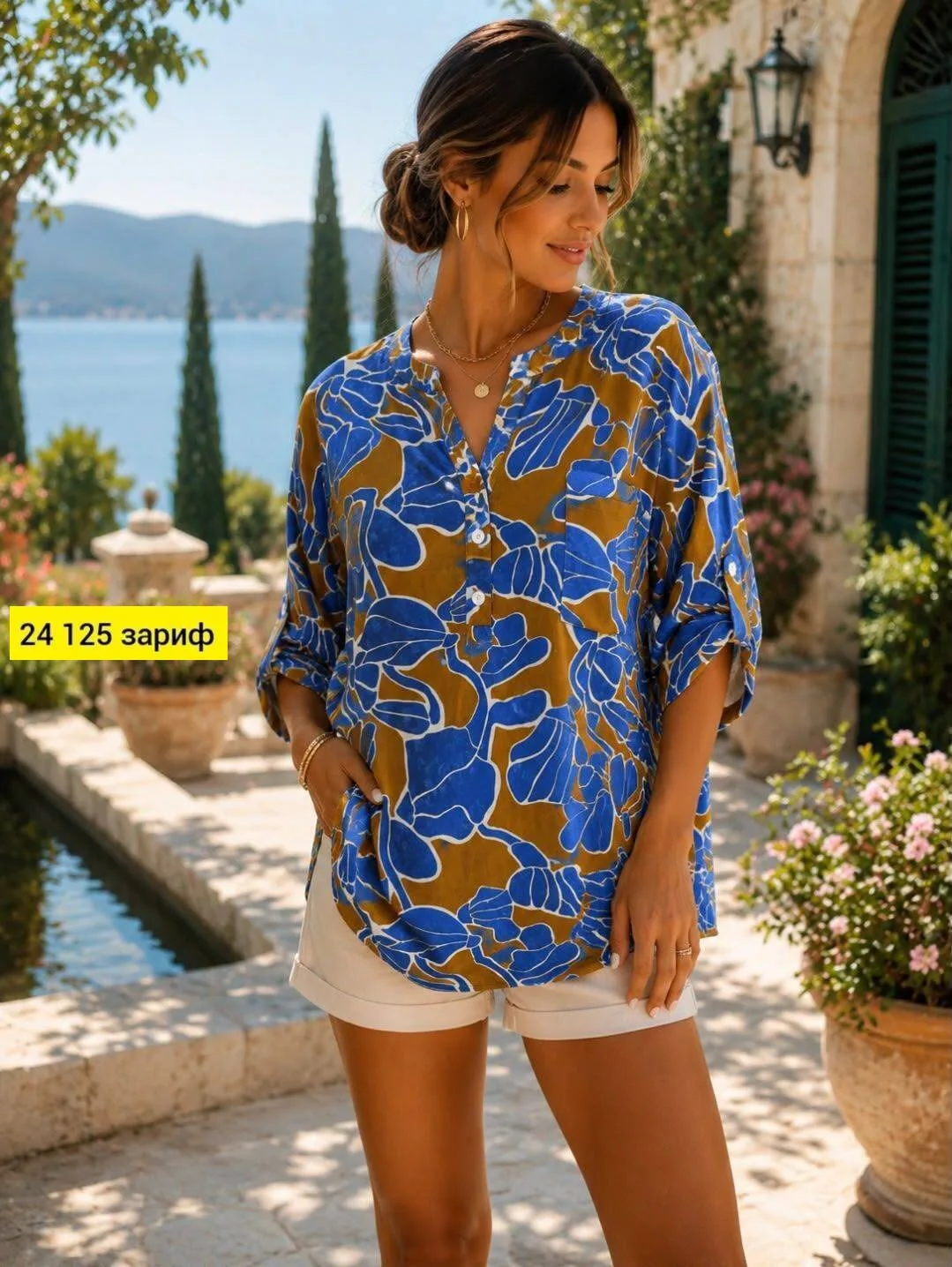 Туника, хб, хлопок — фото 6