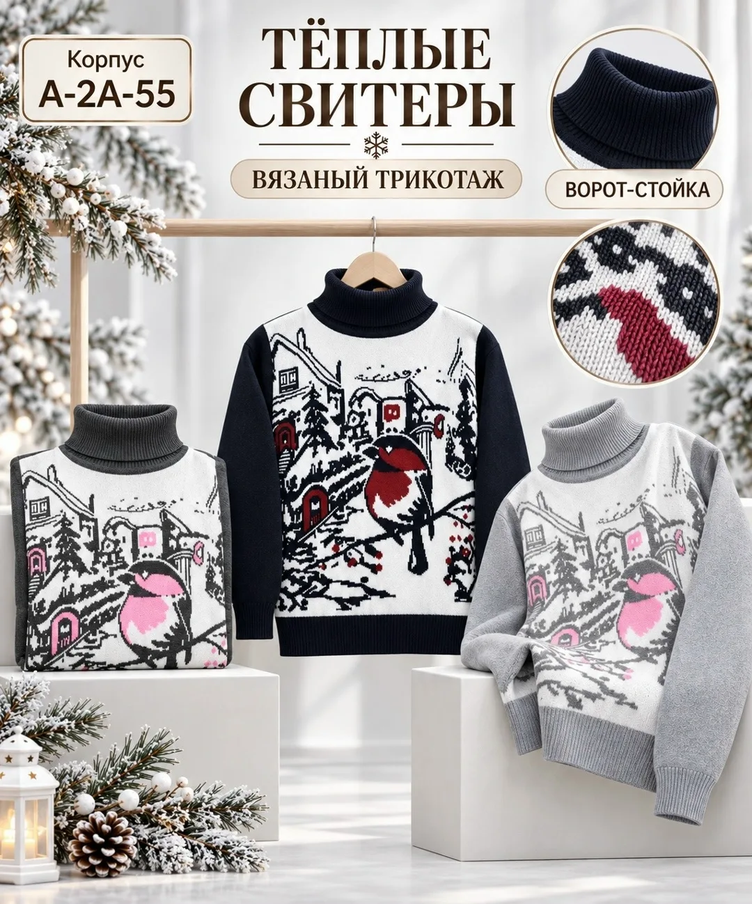Свитер из шерсти — фото 3