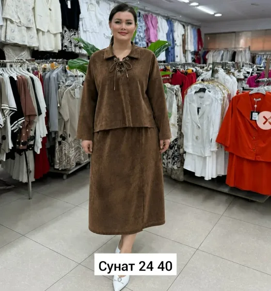 Костюм двойка вельвет — фото 3