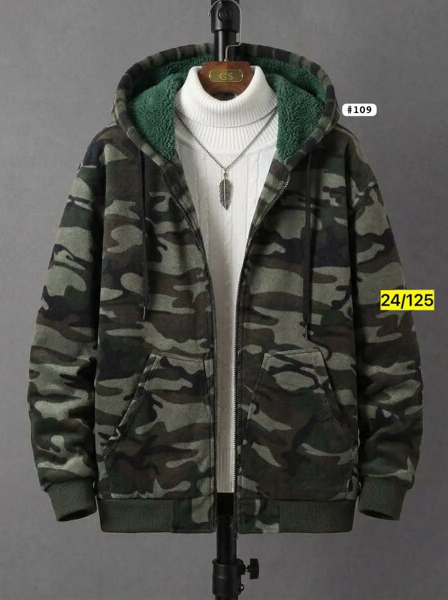 Мужская куртка с меховым воротником — фото 3