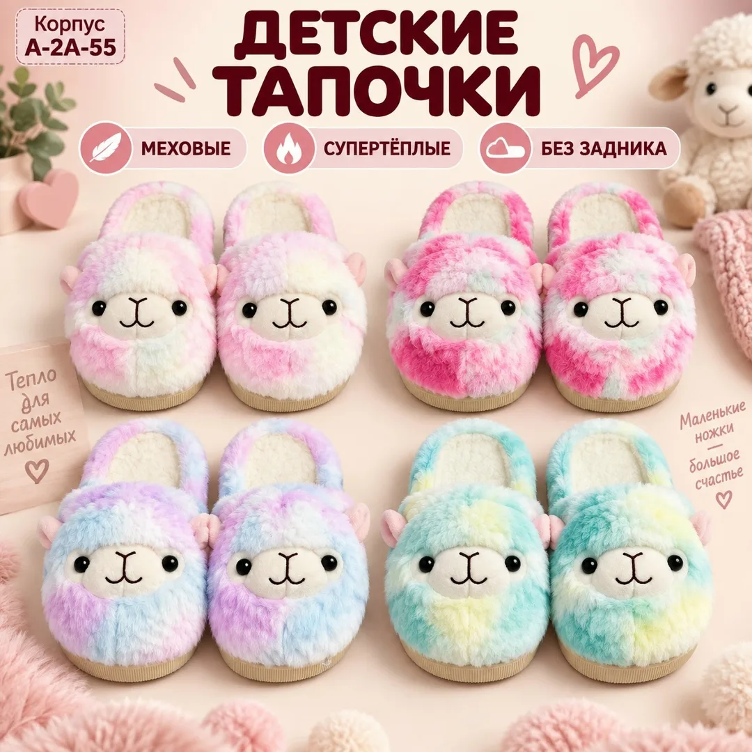 Тапки флисовые — фото 1