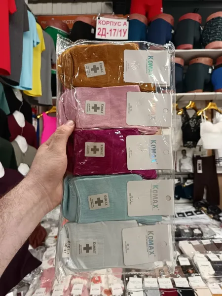 Женские носки из хлопка — фото 1