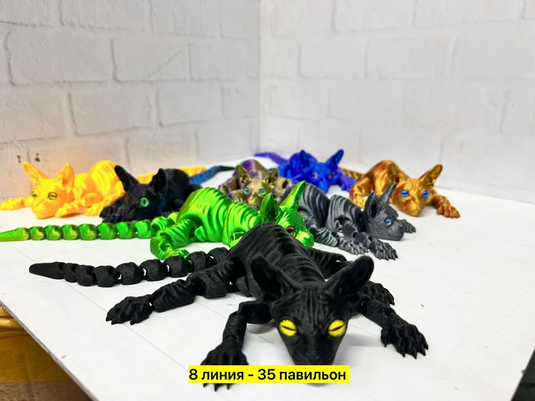 Игрушка 3D кошка свинкс — фото 1