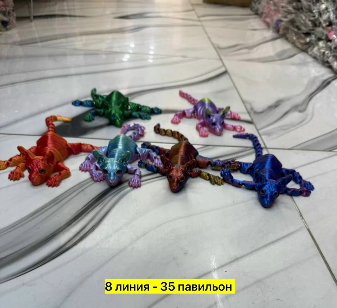Игрушка 3D кошка свинкс — фото 5
