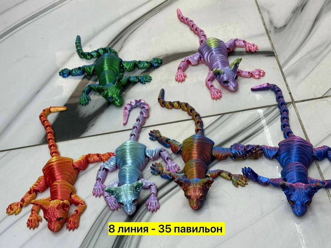 Игрушка 3D кошка свинкс — фото 7