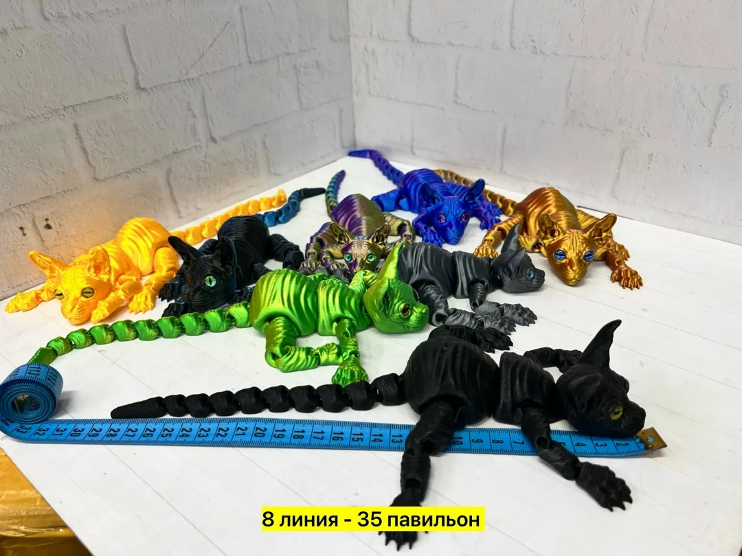Игрушка 3D кошка свинкс — фото 8