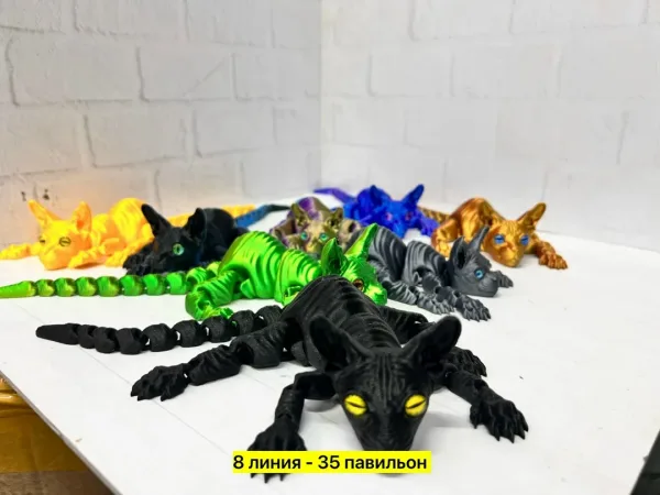 Игрушка 3D кошка свинкс — фото 9