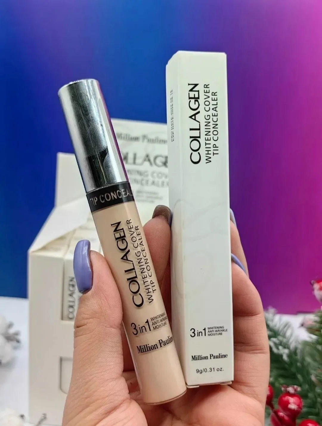 Collagen Whitening Cover Tip Разглаживает мелкие морщины вокруг глаз — фото 1