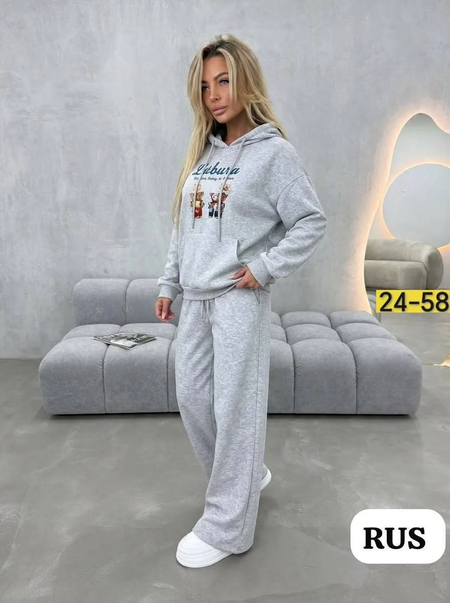 Спортивный костюм-двойка из ткани Двух Нитка — фото 5