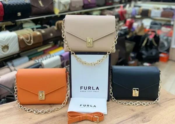FURLA сумка из натуральной кожи — фото 7