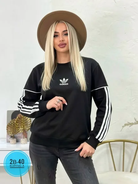 Кофта из ткани двухнитка без флиса — фото 40