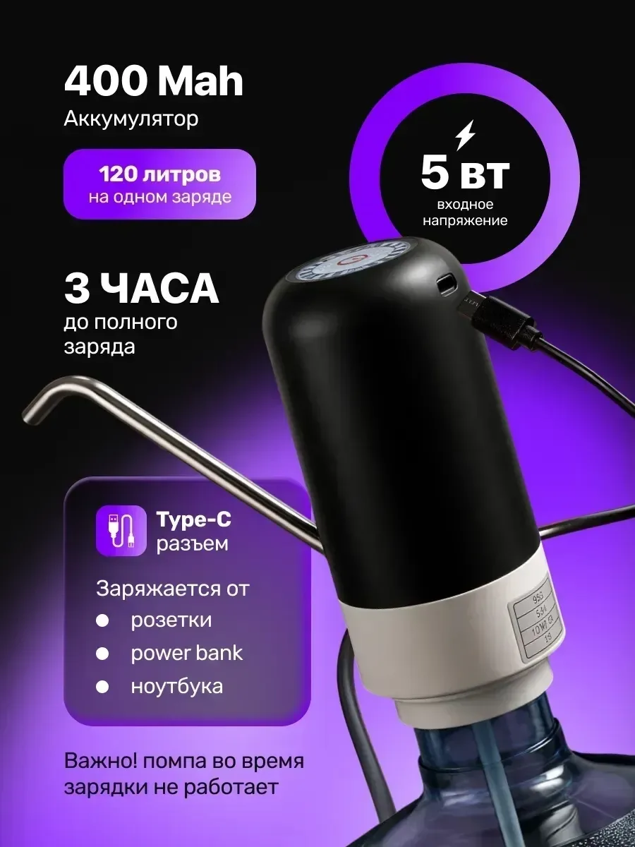 Посуда Помпа для воды — фото 3