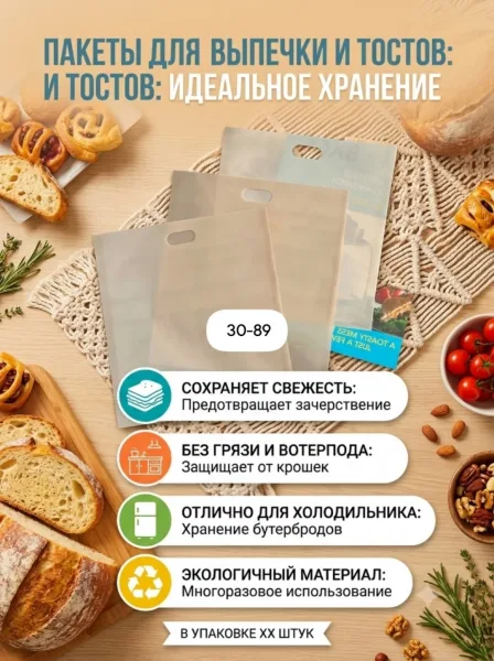 Пакет для выпечки из пищевого фторопласта — фото 3