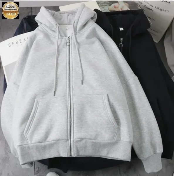 Толстовка для счастливой осени, в ней будет уютно Есть На Флисе — фото 3