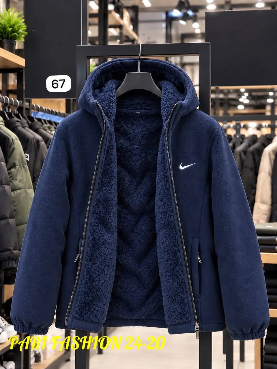 Флисовая куртка Nike с меховой подкладкой — фото 2