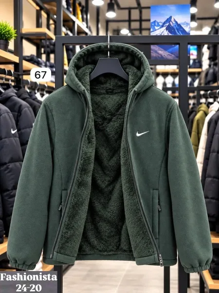 Флисовая куртка Nike с меховой подкладкой — фото 4
