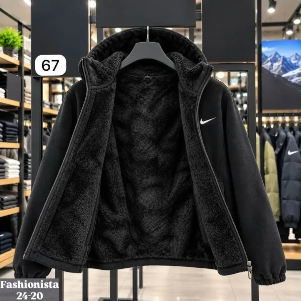Флисовая куртка Nike с меховой подкладкой — фото 5