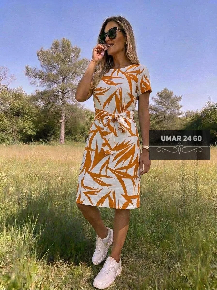 Платье хлопок лён — фото 5