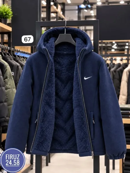 Флисовая куртка Nike с меховой подкладкой — фото 2
