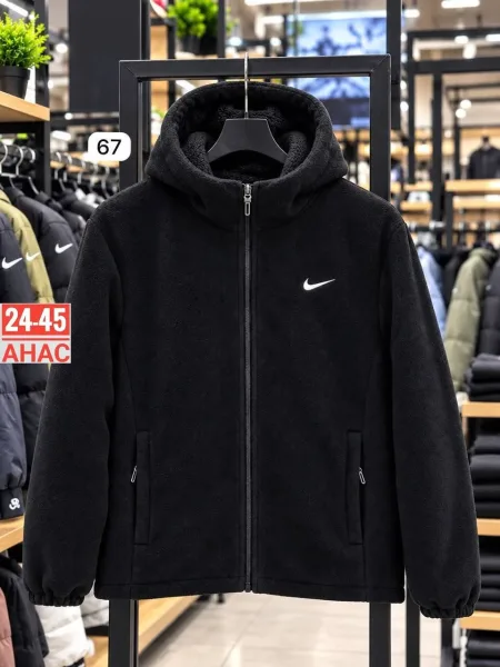Флисовая куртка Nike с меховой подкладкой — фото 2