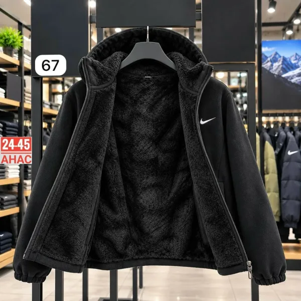 Флисовая куртка Nike с меховой подкладкой — фото 5