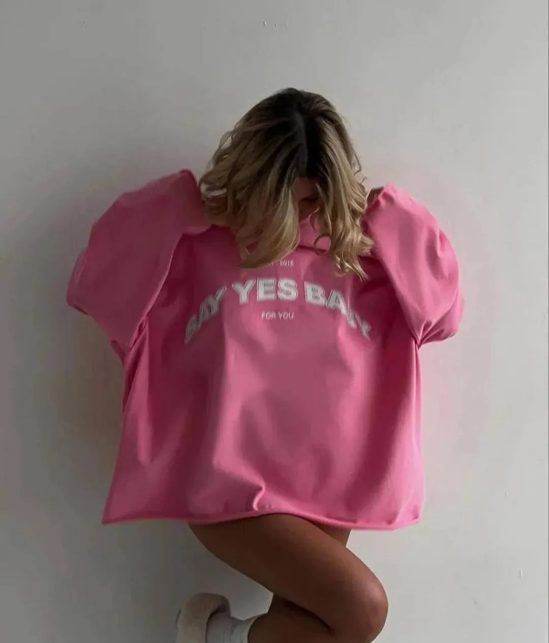 Худи Say Yes Baby, двухнитка — фото 1