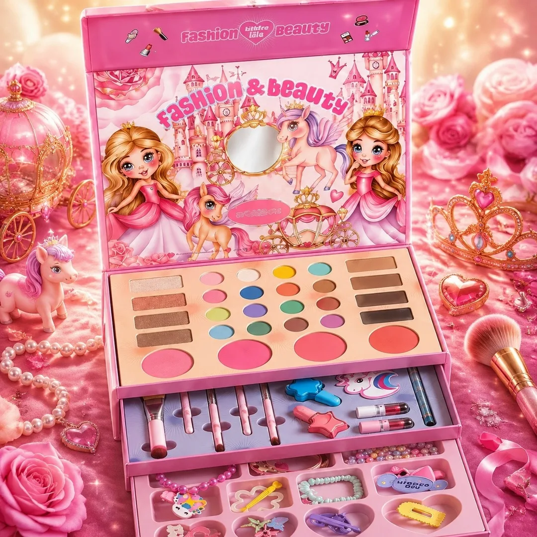 Игрушка Набор детской декоративной косметики 3 яруса