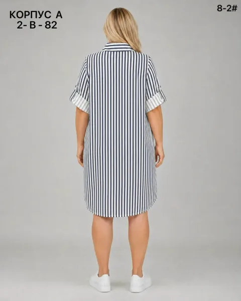 Платье хлопок 95 COTTON, 5 LYCRA — фото 5