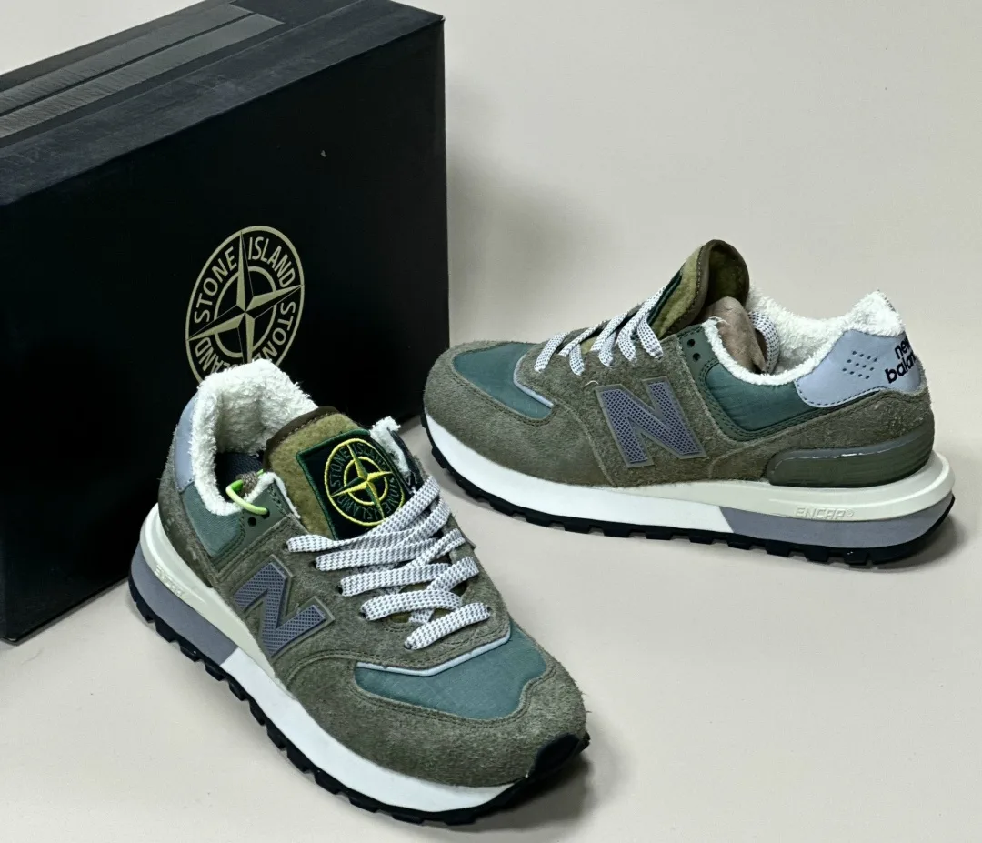 Кроссовки New Balance 574 Stone Island — фото 4