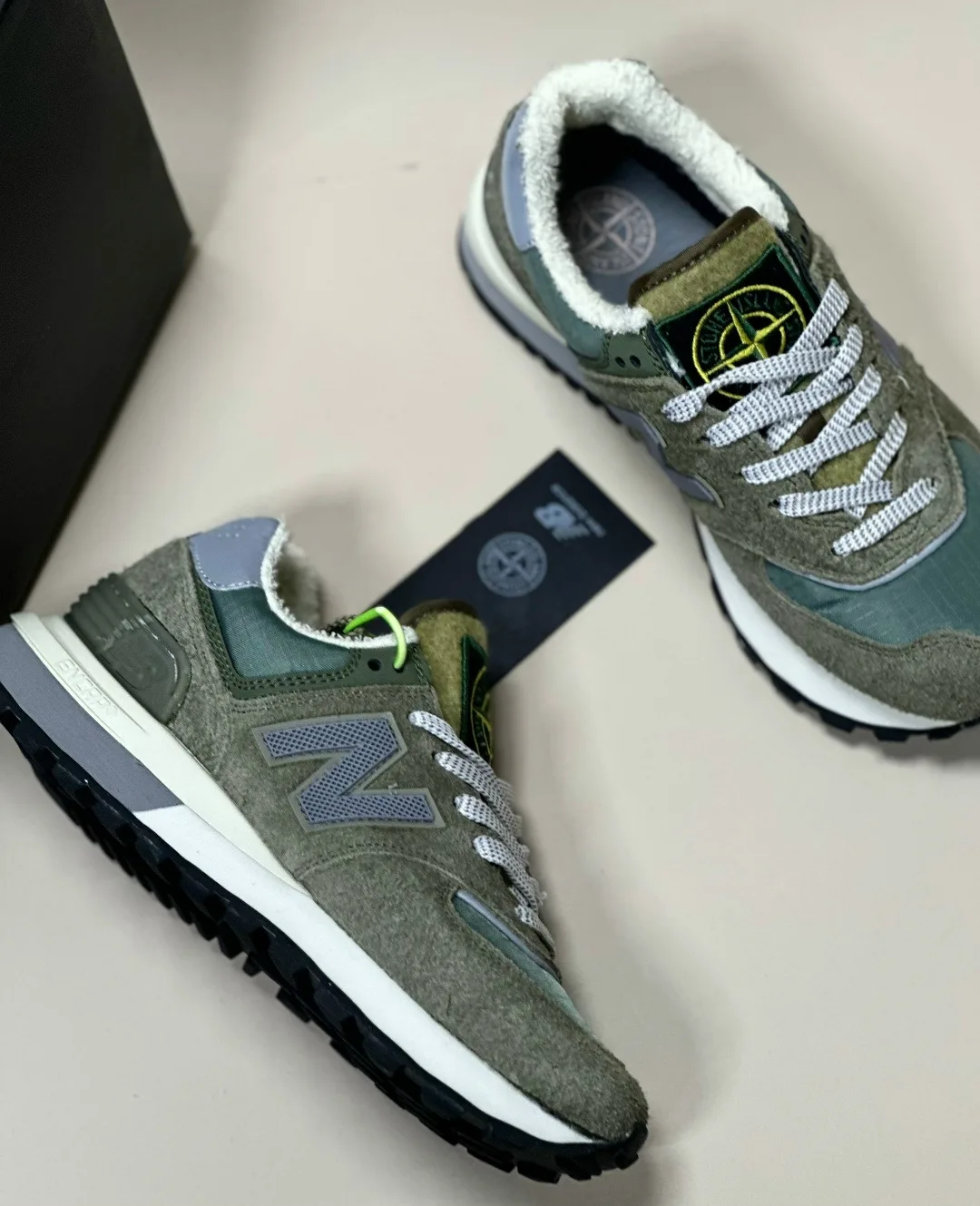 Кроссовки New Balance 574 Stone Island — фото 2