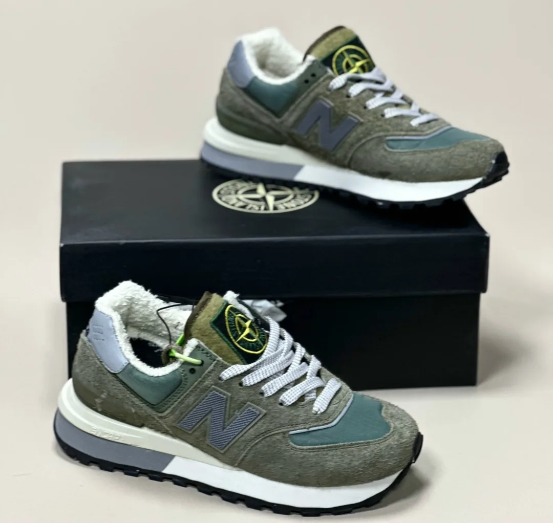 Кроссовки New Balance 574 Stone Island — фото 11