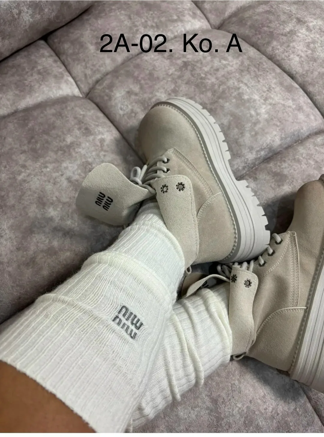Кроссовки Женские Голфи термо — фото 1