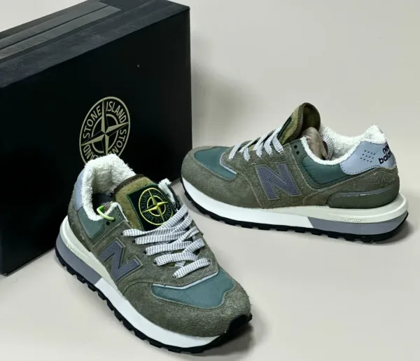 Кроссовки New Balance 574 Stone Island — фото 4