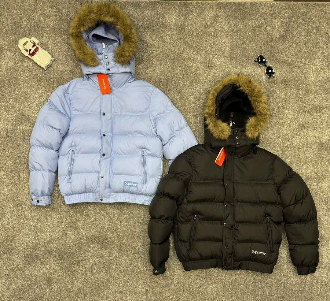 Куртка SUPREME с вышитым логотипом и наполнителем холлофайбер — фото 11