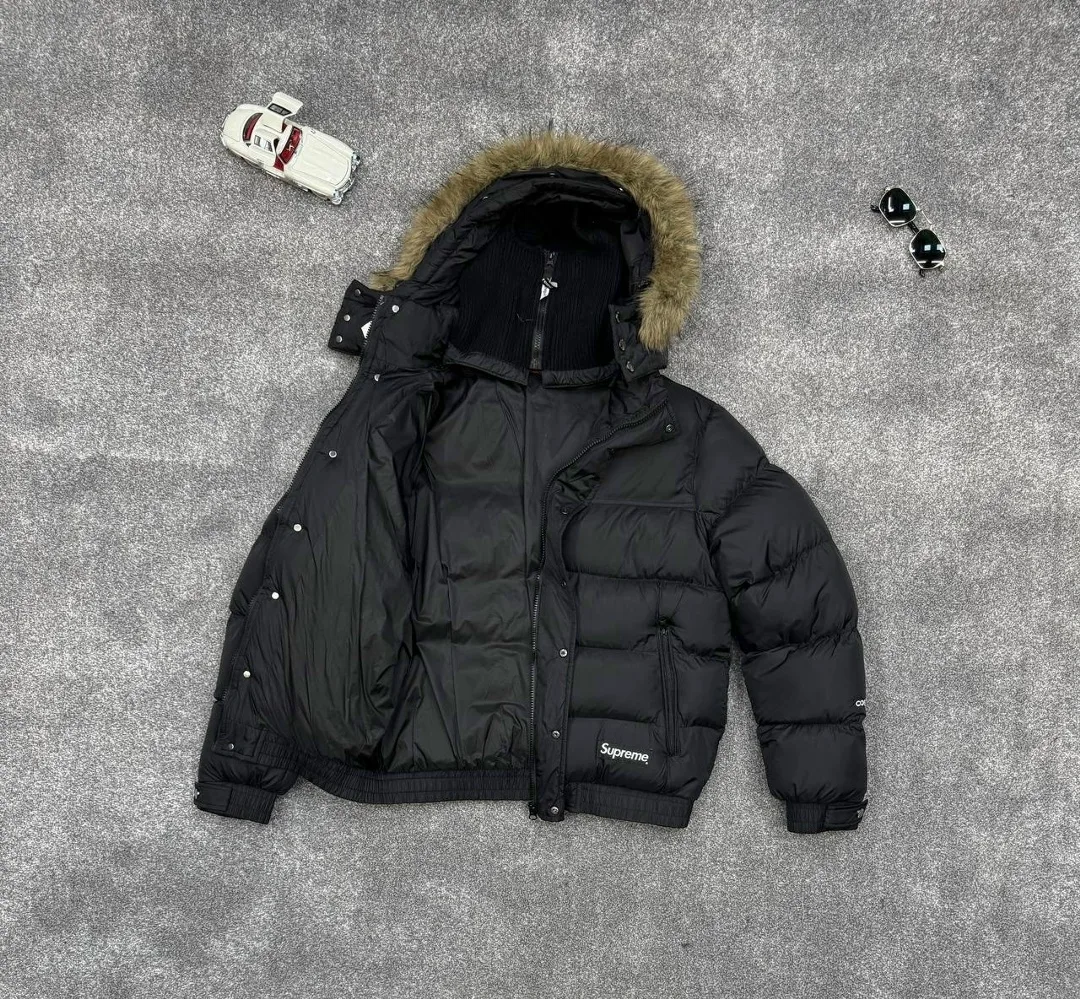 Куртка SUPREME с вышитым логотипом и наполнителем холлофайбер — фото 13