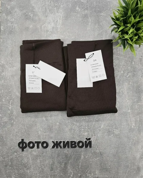 Женские колготки утеплённые с начёсом высокая талия — фото 2