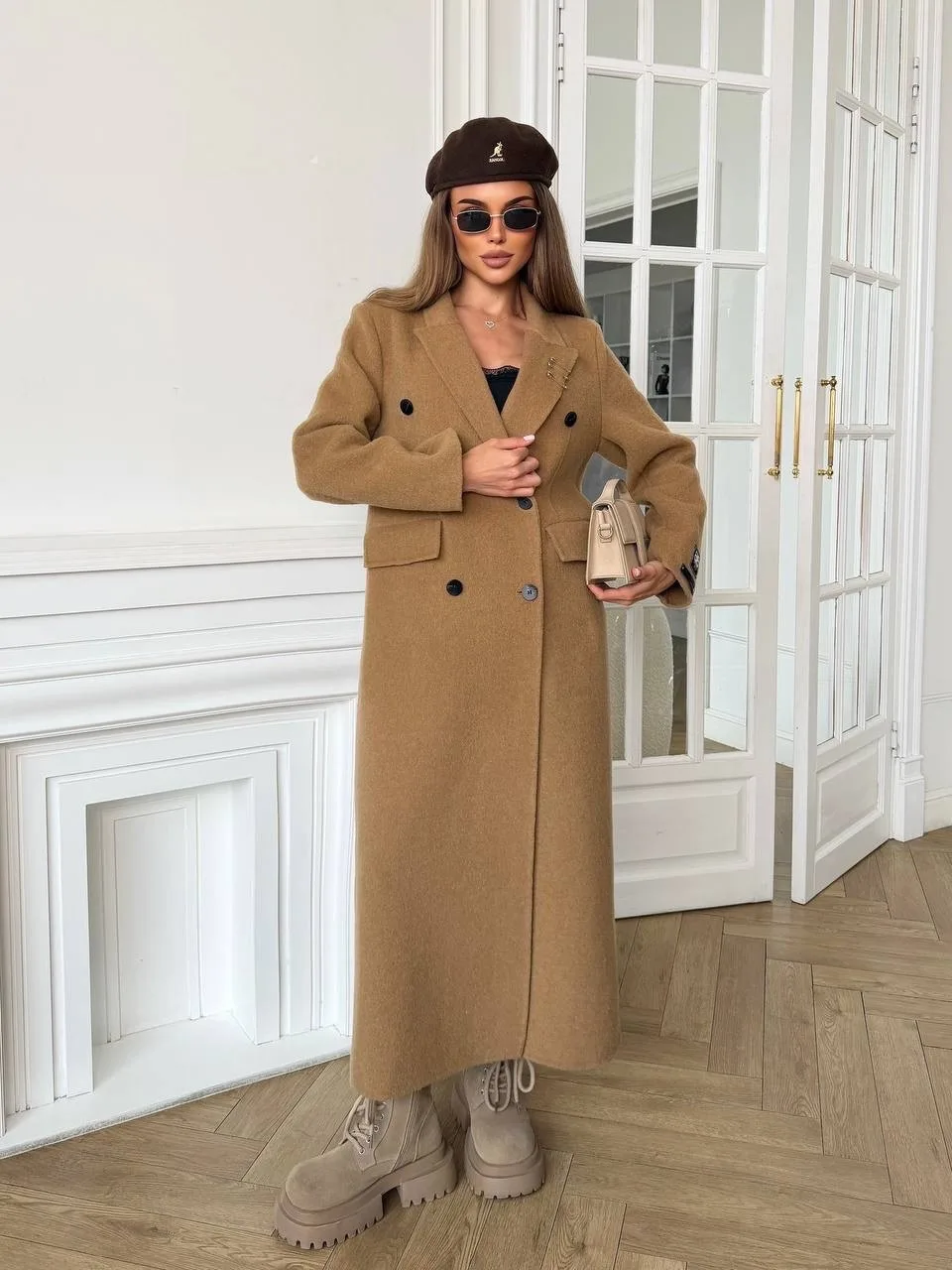 Пальто Balenciaga из кашемира и шерсти Чёрный — фото 7