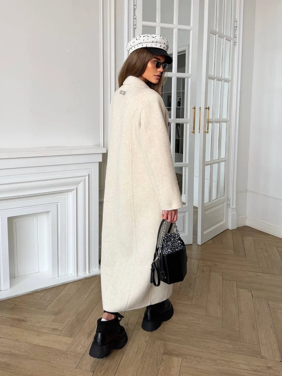 Пальто Balenciaga из кашемира и шерсти Чёрный — фото 5